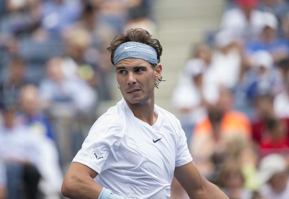 rafael nadal winning the US open